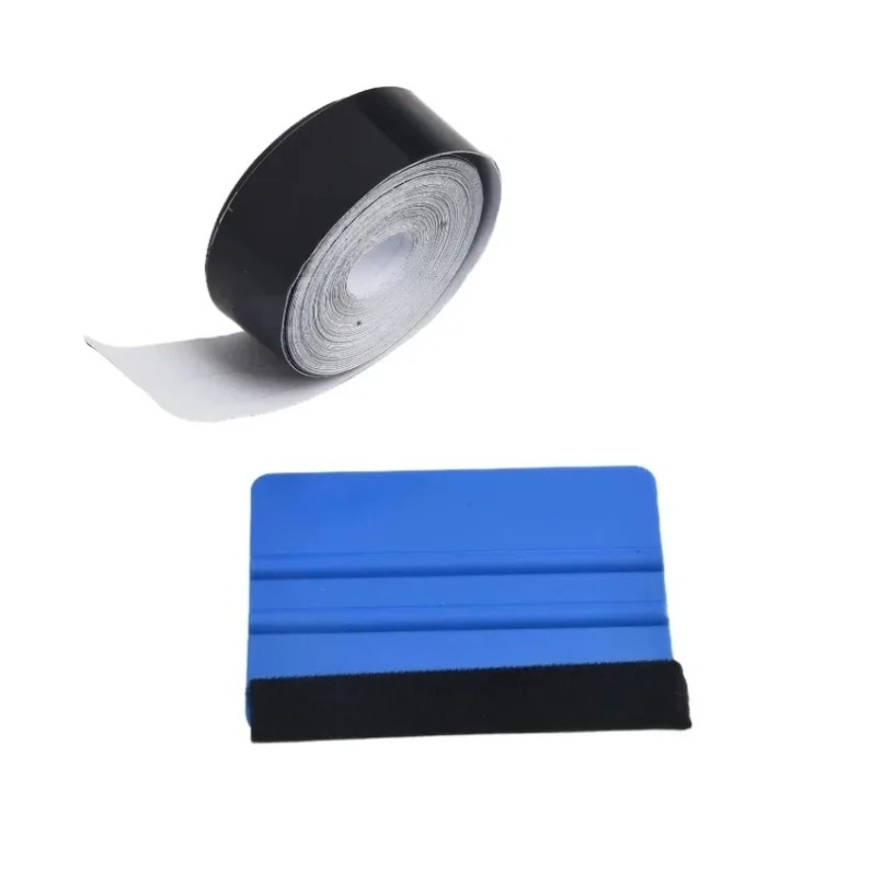Screen Printing Squeegee - Vilt-rand trekker met dubbelzijdige tape kit,