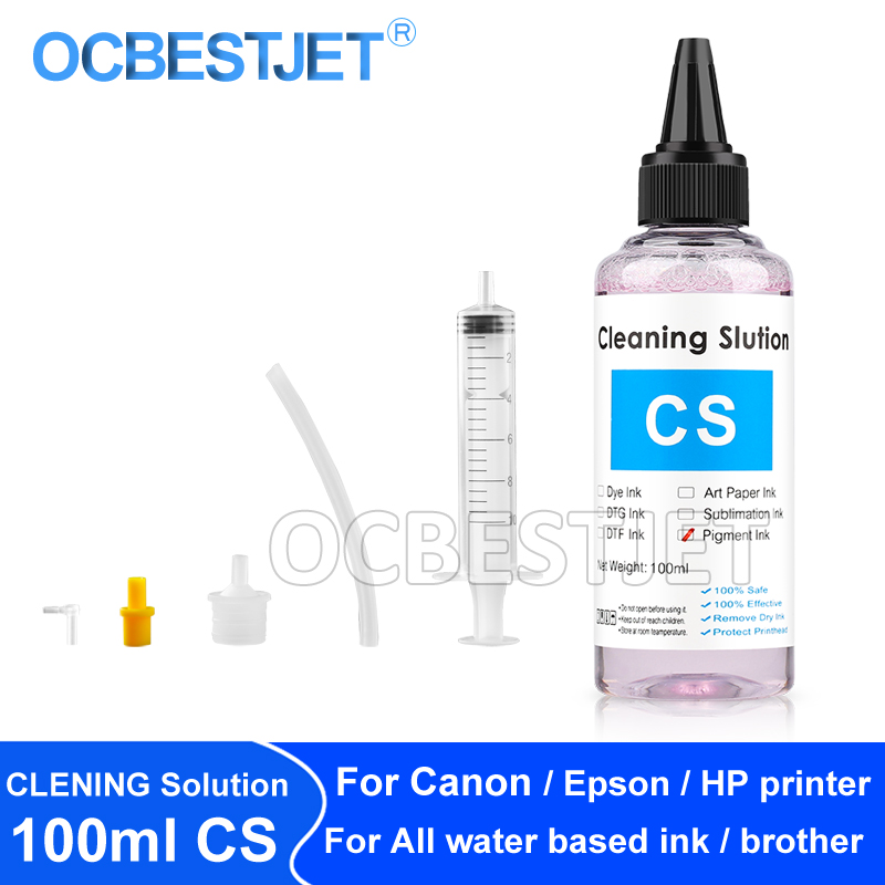 Sublimation Ink 100Ml - 100Ml Reinigingsvloeistofset Voor Epson Hp Canon