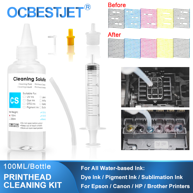 Sublimation Ink 100Ml - 100ML Reinigingsoplossing Vloeibare inkt op waterbasis