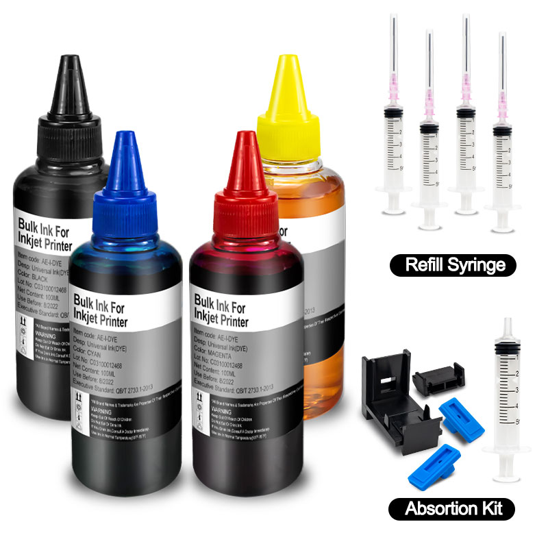 Sublimation Ink 100Ml - Universele Printer Refill Inkt kit Voor