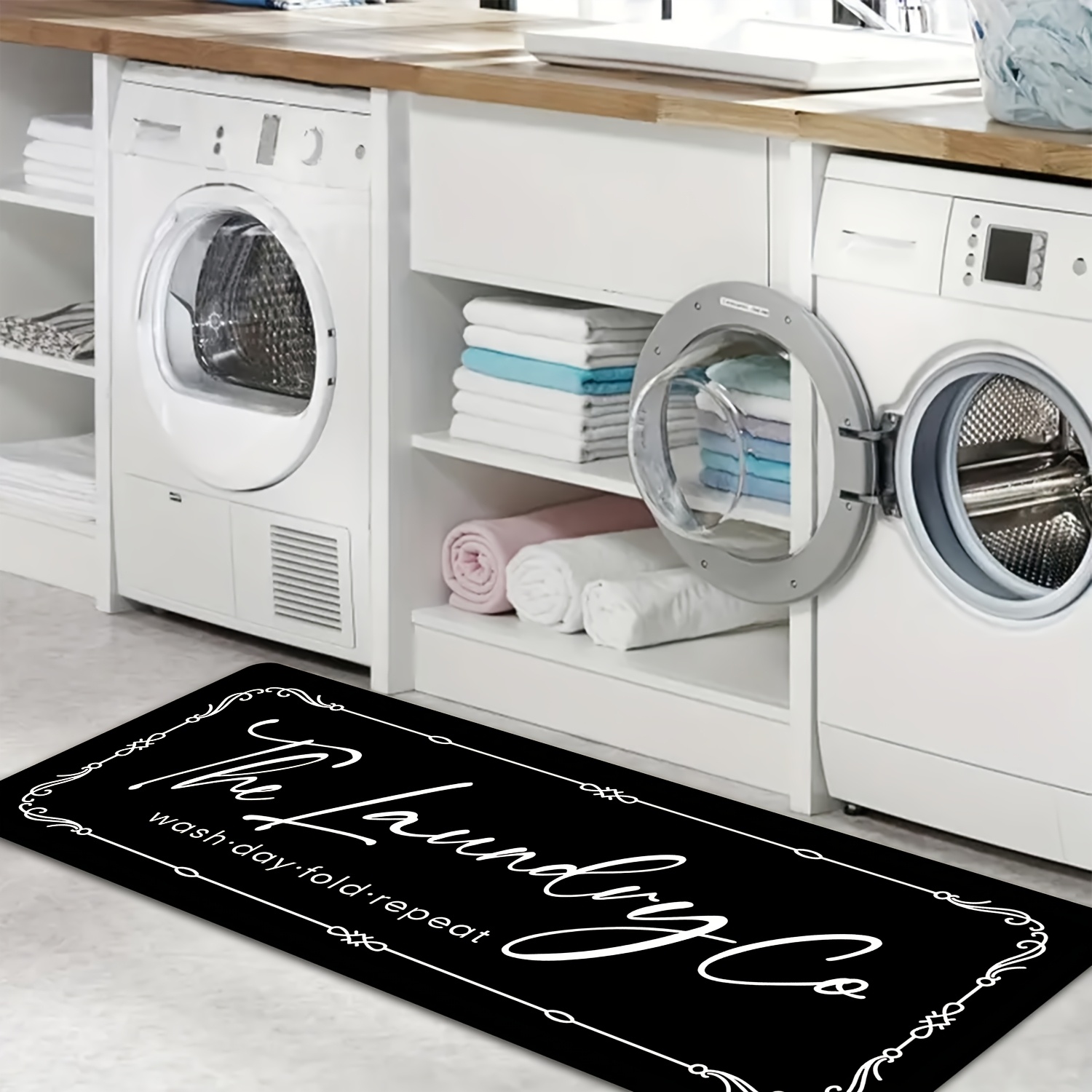 Vintage Scroll Border Laundry  - Commercial Printing Co recensie en prijs