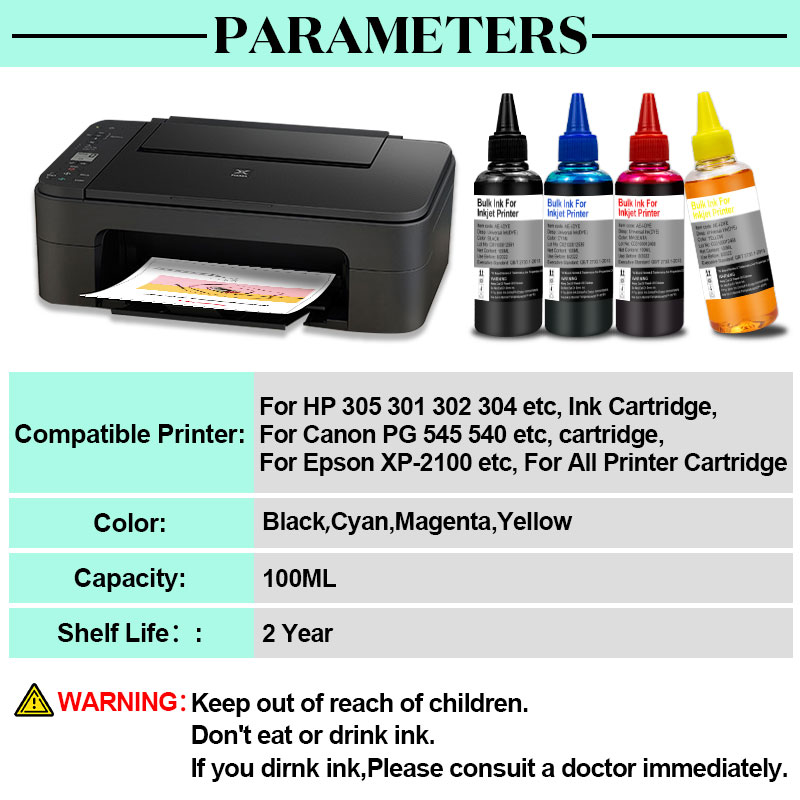 Universele Printer Refill Inkt - Sublimation Ink 100Ml recensie en prijs