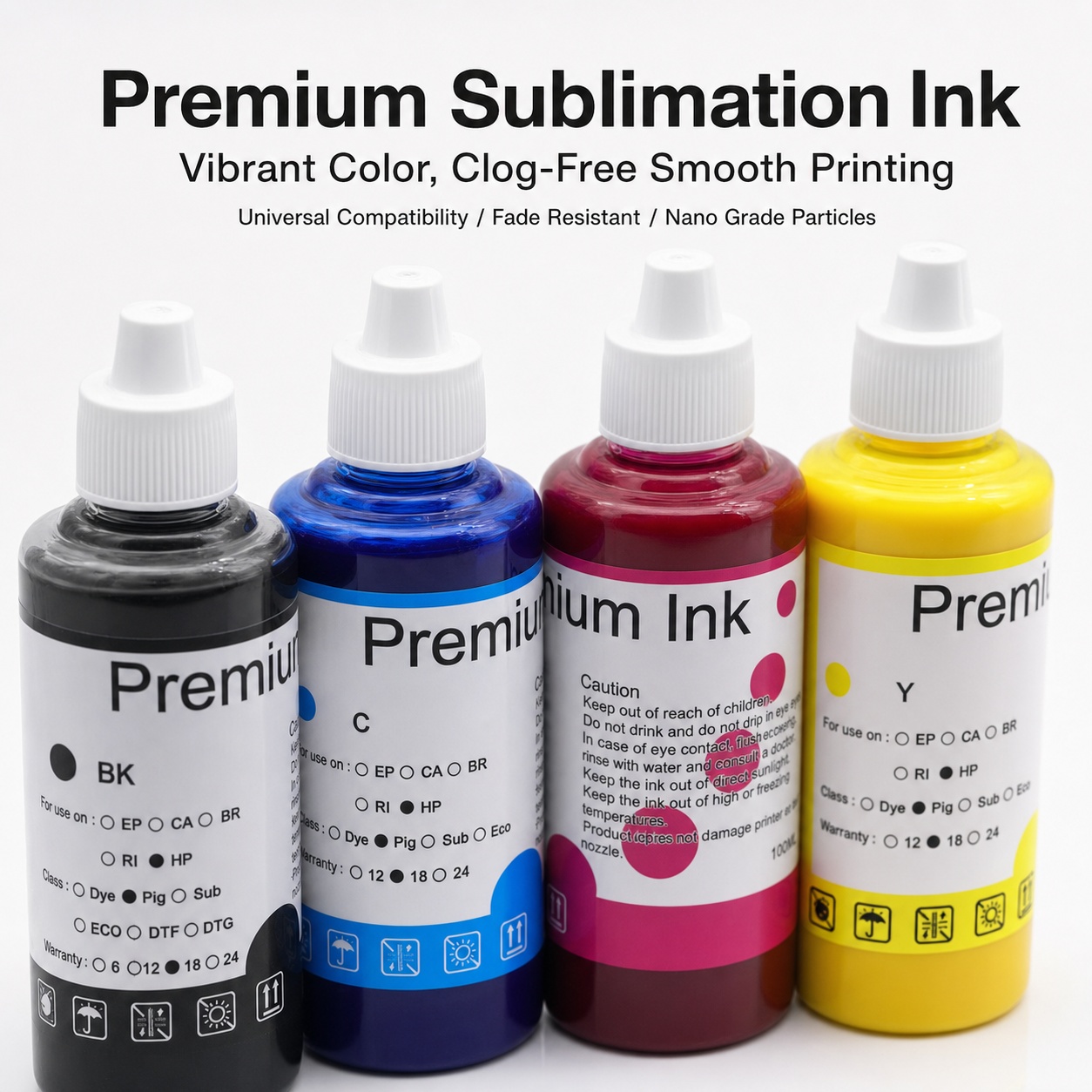 4 Kleuren/Set 100ML Sublimatie - Sublimation Ink 100Ml recensie en prijs