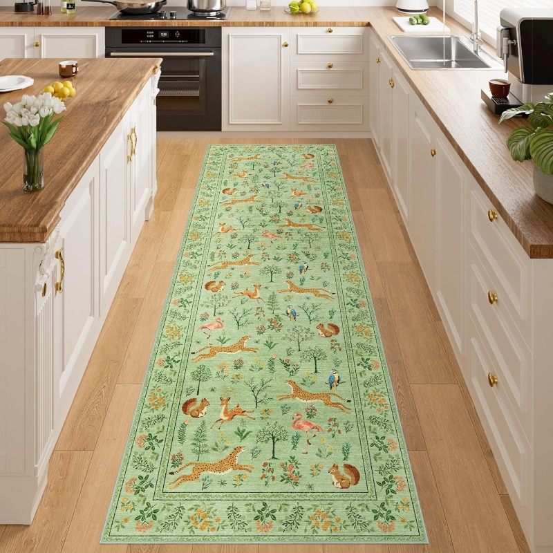 Boho Forest Animal Runner Rug  - Commercial Printing Machine recensie en prijs